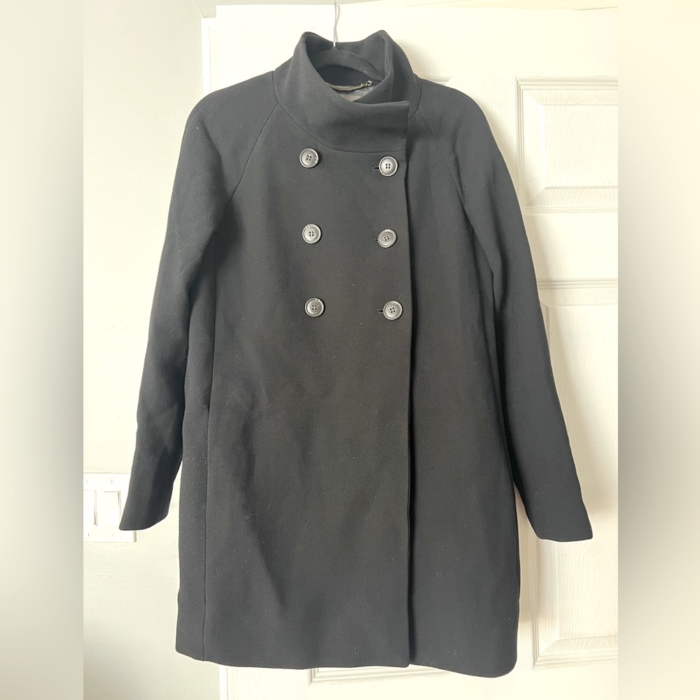 J Crew Italian Double Cloth Coat